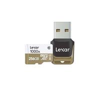 Lexar Professional - Carte mémoire flash - 256 Go - UHS-II U3 / Class10 - 1000x - microSDXC UHS-II - avec lecteur de carte USB 3.0 G