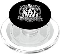 Professional Cat Herder Chaos Management Specialist PopSockets PopGrip pour MagSafe