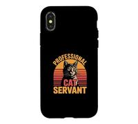 Professional Cat Servant Coque pour iPhone X/XS