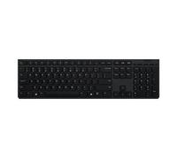 Professional - Clavier - sans fil - Bluetooth, 2.4 GHz - QWERTY - Anglais US - commutateur : commutateurs à clé à ciseaux - gris - boîtier marron