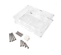Professional Clear Acrylic Housing Shell Case for LCR-T4 M328 Transistor Tester, Easy Installation, Compatible Laboratory Accessory