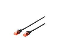 CAT 6 U-UTP patch cord, Cu, LSZH AWG 26/7, length 5 m, color black