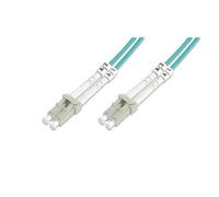 Digitus Câble à fibre optique DK-2533-20/3 OM3 20 m LC à LC Duplex 50/125 Turquoise