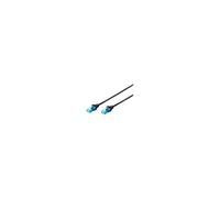 Professional - Cordon de raccordement - RJ-45 (M) pour RJ-45 (M) - 1 m - UTP - CAT 5e - démarré, sans crochet - noir