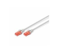 Professional - Cordon de raccordement - RJ-45 (M) pour RJ-45 (M) - 15 m - UTP - CAT 6 - IEEE 802.3 - sans halogène, moulé, sans crochet - gris
