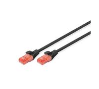 Professional - Cordon de raccordement - RJ-45 (M) pour RJ-45 (M) - 2 m - UTP - CAT 6 - IEEE 802.3 - sans halogène, moulé, sans crochet - noir