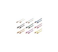 Professional - Cordon de raccordement - RJ-45 (M) pour RJ-45 (M) - 25 cm - SFTP - CAT 6 - démarré, sans halogène, moulé, sans crochet, bloqué - blanc