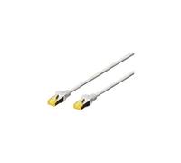 CAT 6A S-FTP patch cord, Cu, LSZH AWG 26/7, length 0.25 m, color grey