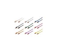 Professional - Cordon de raccordement - RJ-45 (M) pour RJ-45 (M) - 5 m - SFTP - CAT 6 - IEEE 802.3 - sans halogène, moulé, sans crochet - blanc