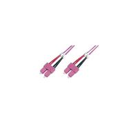 Digitus Câble fibre optique duplex 50/125 OM4 SC-SC violet