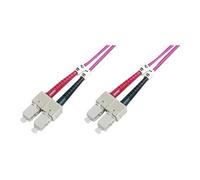 Digitus Câble fibre optique duplex SC-SC 50/125 µm OM4 Violet
