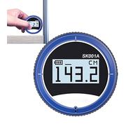 Professional Digital Rolling Tape Measure - 3-in-1: Standard Tape, Curved Suŕfacé Roller & Pipe Diameter Gauge. 0.5mm Accuracy, Backlit LCD, Memory Recall. Esşenťial For Plumbing, HVAC & Cabinet