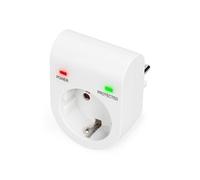 Professional DN-95400 - Protection contre les surtensions - CA 230 V - 3500 Watt - connecteurs de sortie : 1 - blanc