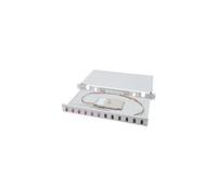 Digitus Boîte d'épissure fibre optique 6 couplages LC OM4 Multi-Mode Duplex 1U 19" montage en rack