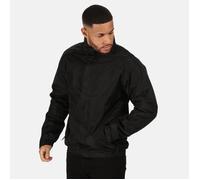 Regatta Blouson Aviateur Homme Imperméable Doublé Polaire avec Capuche dissimulée Dover Jackets Waterproof Insulated Homme Black/Ash FR: XXS (Taille Fabricant: XXS)