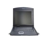 Professional DS-72210-1GE - Console KVM avec commutateur KVM - 1 ports - allemand - 17" - rack-montable - 1280 x 1024 @ 60 Hz - 1000:1 - noir, RAL
