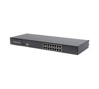 Professional DS-72210-5GE - Console KVM avec commutateur KVM - 16 ports - allemand - 17" - rack-montable - 1280 x 1024 @ 60 Hz - 1000:1 - noir, RAL