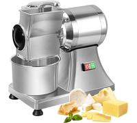 Professional Electric Cheese Grater 900W, High Power Stainless Steel Grinder With Safety Lid, Kitchen Processor For Cheese And Nuts, 60kg/h For Restaurants And Pizzerias