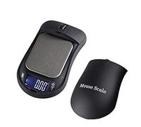 Professional EN FORME DE SOURIS Portable électronique numérique peser balance avec écran LCD avec multifonctionnel tare Auto on/off par Weddecor, noir