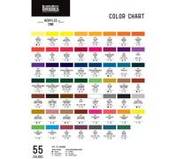 Professional Encre Acrylique Flacon Avec Pipette 30 Ml Gris Neutre N°5