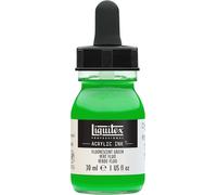 Professional Encre Acrylique Flacon Avec Pipette 30 Ml Vert Fluorescent