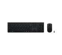 Professional - Ensemble clavier et souris - full size - sans fil - Bluetooth, 2.4 GHz - QWERTZ - Allemand - gris - boîtier marron