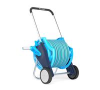 Professional ensemble tuyau d'arrosage de chariot enrouleur de tuyau d'arrosage y compris proffesional tuyau de 20m et au pistolet