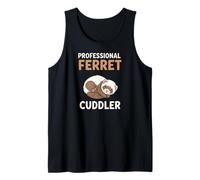 Professional Ferret Cuddler Cute Sleeping Ferret Pet Débardeur