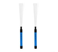 Professional For Jazz Drum Brushes, Nylon Rods for Cajon and Soft Music, Essential for Percussion Performance (Bleu)