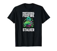 Professional Foxfire Stalker Bioluminescent Mushroom Forage T-Shirt