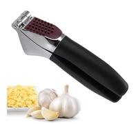 Professional Garlic Presser - Zinc Alloy Mincer, Dishwasher Safe Squeezer, Ergonomic Grip, Rust Resistant Tool | Kitchen Hand Gadget Accessory, Ideal for Garlic Ginger Nuts Food Preparation
