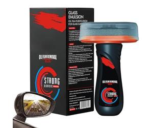 Professional Glass Brush, Oil Film Remover, Dirt Cleaning with Precise Action Feature, Car Window Tool for Front Mirror, Sedan Rv Accessory with Ergonomic Build, Truck Minivan Rain