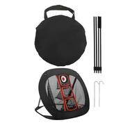 Professional Golf Chipping Set, 28-inch Precision Target Net, Heavy-Duty Practice Hardware, Trainer with Athletic Style, Indoor/Outdoor Gear for Golfers and Beginners