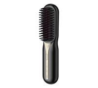 Professional Hair Straightener Brush - Adjustable 3 Heat Levels for Styling | Detangling Ceramic Teeth with Quick Heat, Easy Grip Handle, Compact Hair Brush Straightener for Home Daily Use