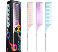 Professional Hairdressing Comb-Women's Hair Comb,Hair Tail Comb,Professional Hairdressing Comb,Hair Combs,Comb Kit,Fine Comb,Tail Comb,Pastel Hair Comb 3