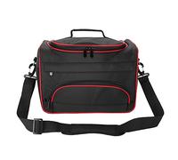 Professional Hairdressing Tool Carrying Bag Large Capacity Durable Salon Equipment Storage Case With Multiple Pockets For Stylists And Hairdressers Rose Pink Black 35x24x20cm (Black)