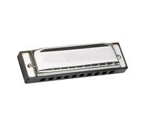 Professional Harmonica Harmonica 10 Trous 20 Notes En Do Majeur Blues Professionnel Anches Bronze Phosphoreux Capot Acier Inoxydable Table D'harmonie Cuivre