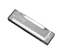 Professional Harmonica Harmonica Portable 10 Trous En Do Majeur 20 Notes Embout ABS Et Métal