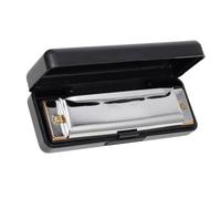 Professional Harmonica Harmonica Portable 20 Tons En Sol 10 Trous Métal