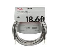 Fender Professional Instrument Cable, 18.6', White Tweed Blanc