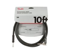 Fender Câble instrument Professional Series 3 m Droit/Angle Noir – Clarté sonore supérieure