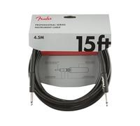 Fender Câble pour instrument professionnel Embouts droits 15' Noir