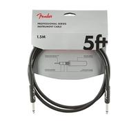 Fender Câble pour Instrument Série Professionnelle, 1,5 m, STR,STR - Noir, Parfait pour une Utilisation Live ou Studio