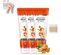 Professional Joint & Bone Recovery Cream, Soothing Massage Gel Cream to Relieve Pain, Joint Relief Cream,Natural Formula Non-Greasy,for Back,Neck, Hands,Knee (3 pcs)