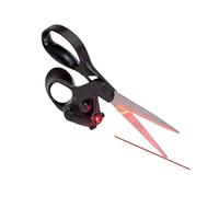 Professional Laser Guided Sewing Scissors - Upgraded Ergonomic Handle for Straight Fast Cutting | Fabric Paper Crafts Gift Wrapping Home Sewing(2Pcs)