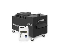 Beamz Professional LF1400 - Pack Machine à Fumée Lourde 1400 Watts avec un Bidon de 5L