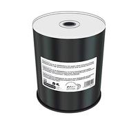 Professional Line CD-R 700 Mb| 80 min vitesse d'écriture 52 fois imprimable sur toute la surface (jet d'encre) Waterguard blanc brillant et imperméable entièrement métallisé avec page d'écriture argentée