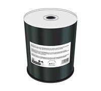 Professional Line CD-R 700 Mo | 80 Min Vitesse d'écriture 52 Fois, Imprimable sur Toute la Surface (Jet d'encre) Waterguard Blanc, Brillant et étanche, entièrement métallisé, 100 Cakebox