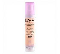 NYX Professional Makeup Anti-Cernes Sérum Correcteur Bare With Me, Fini Naturel, Couvrance Moyenne, Teinte : Medium Vanilla (02.5)
