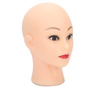 Professional Model Life size Mannequin Head Surface Smo oth PVC and Rubber Bald Manikin Head Dolls For Wig Head Making Hats Wig Masks Face Towels Display Styling Practice